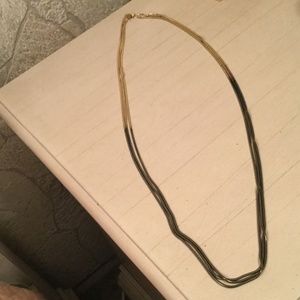 Silpada cascading colorblock brass necklace